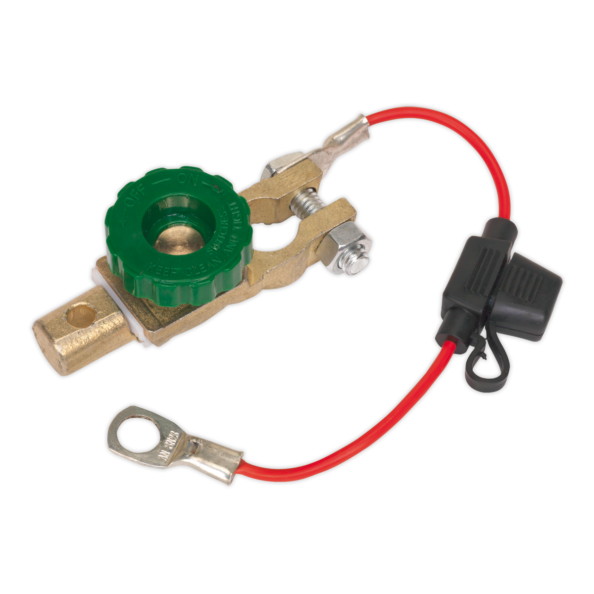 Sealey Battery Terminal & Fuse Holder 12-24V Anti-Theft