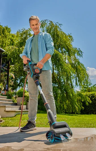 Gardena SurfaceCleaner barrel brush Stone