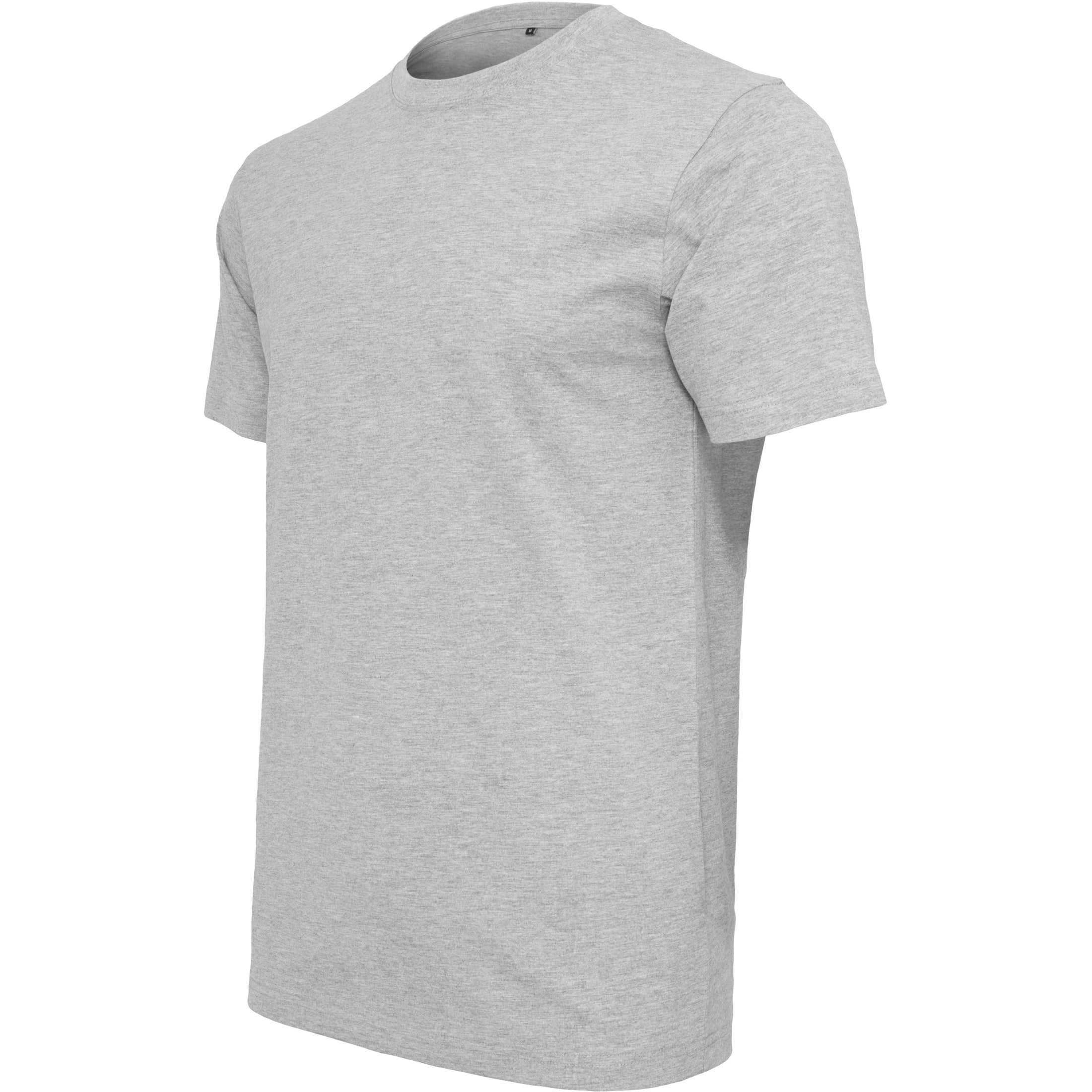 Build Your Brand T-Shirt Round-Neck - Heather Grey