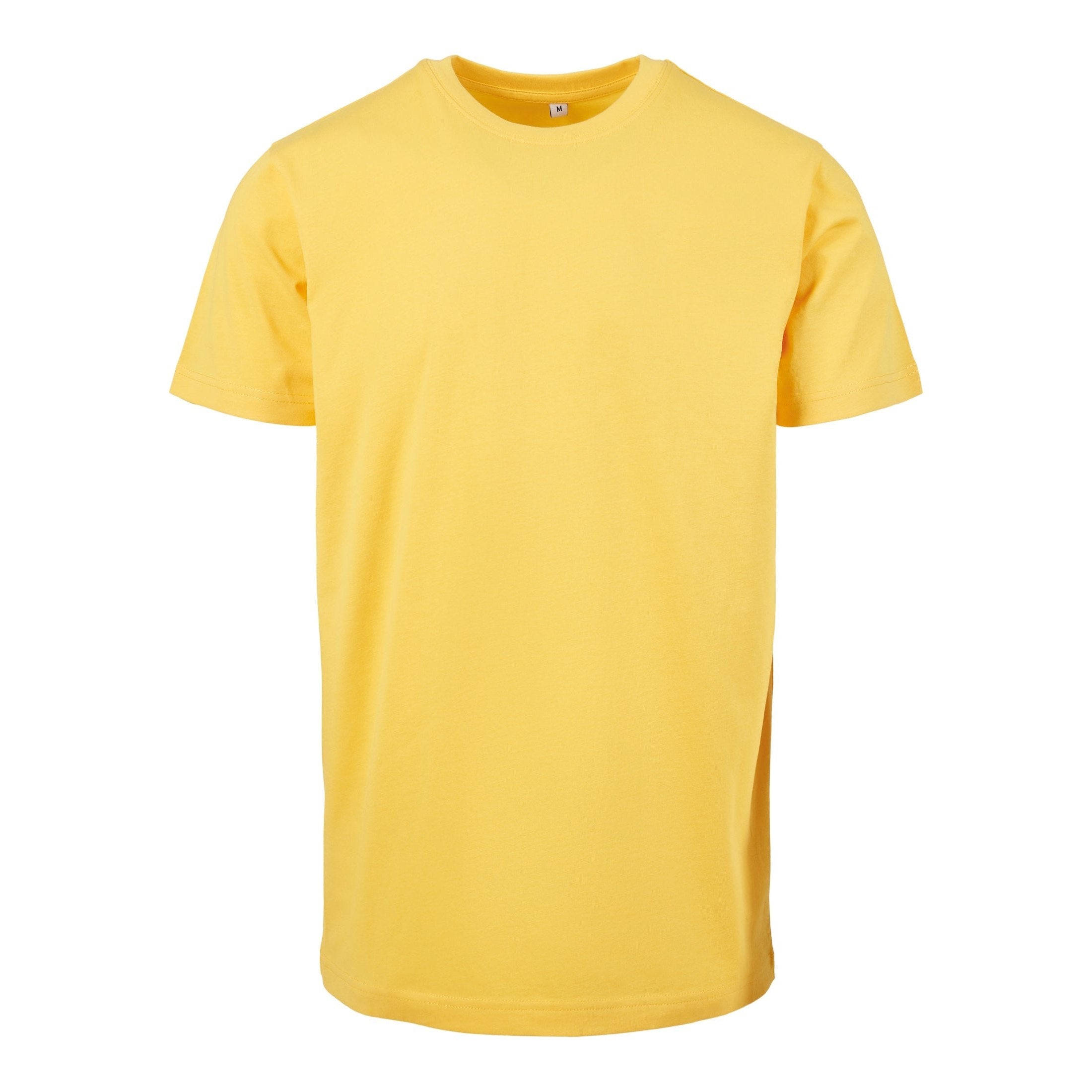 Build Your Brand T-Shirt Round-Neck - Taxi Yellow