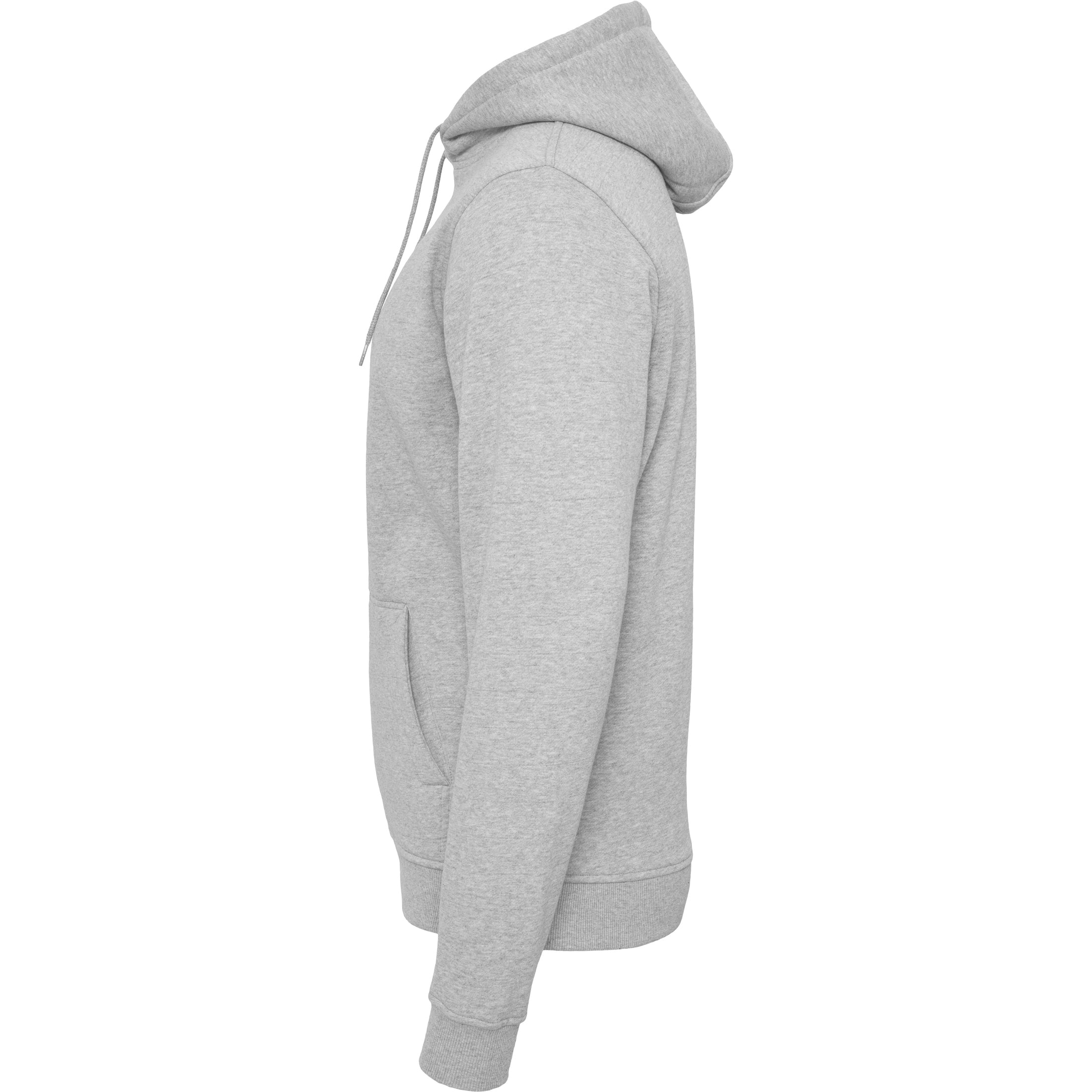 Build Your Brand Heavy Hoodie - Heather Grey