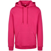 Build Your Brand Heavy Hoodie - Hibiskus Pink