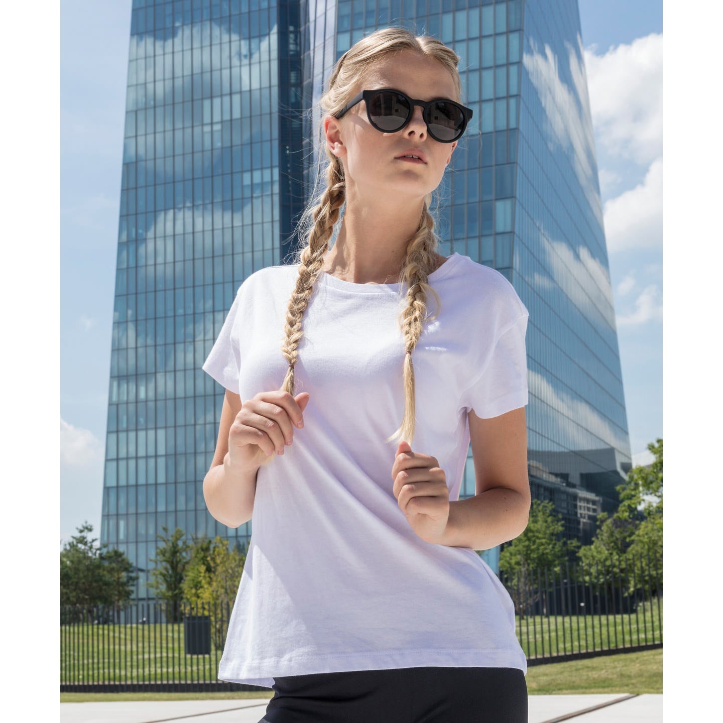 Build Your Brand Women's Box Tee