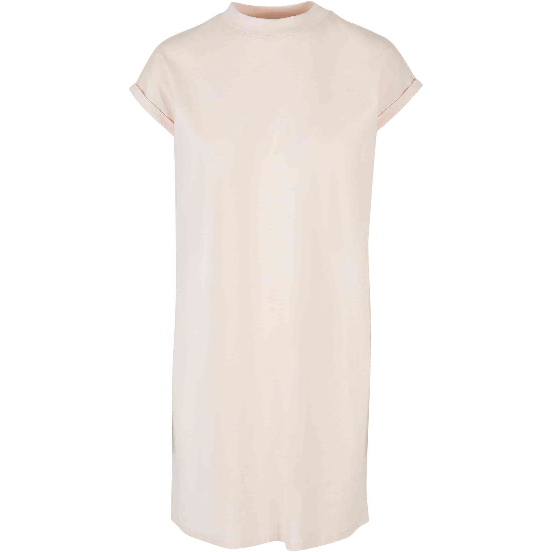 Build Your Brand Women's Turtle Extended Shoulder Dress - Pink