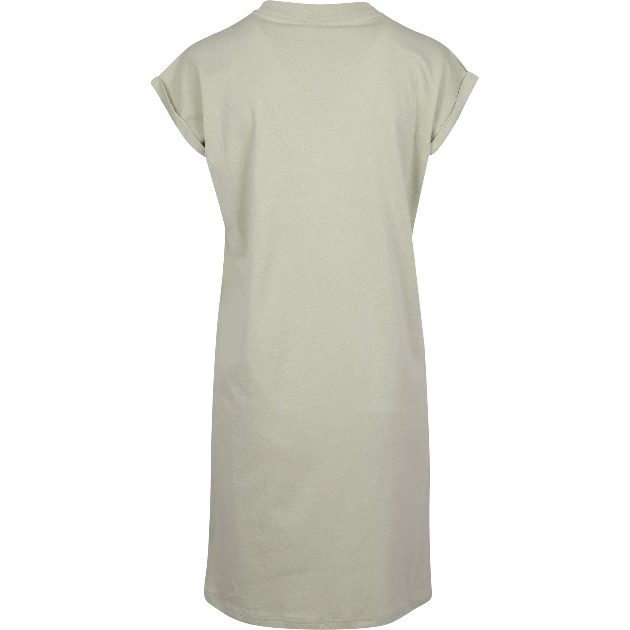 Build Your Brand Women's Turtle Extended Shoulder Dress - Soft Salvia