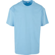 Build Your Brand Heavy Oversized Tee - Baltic Blue