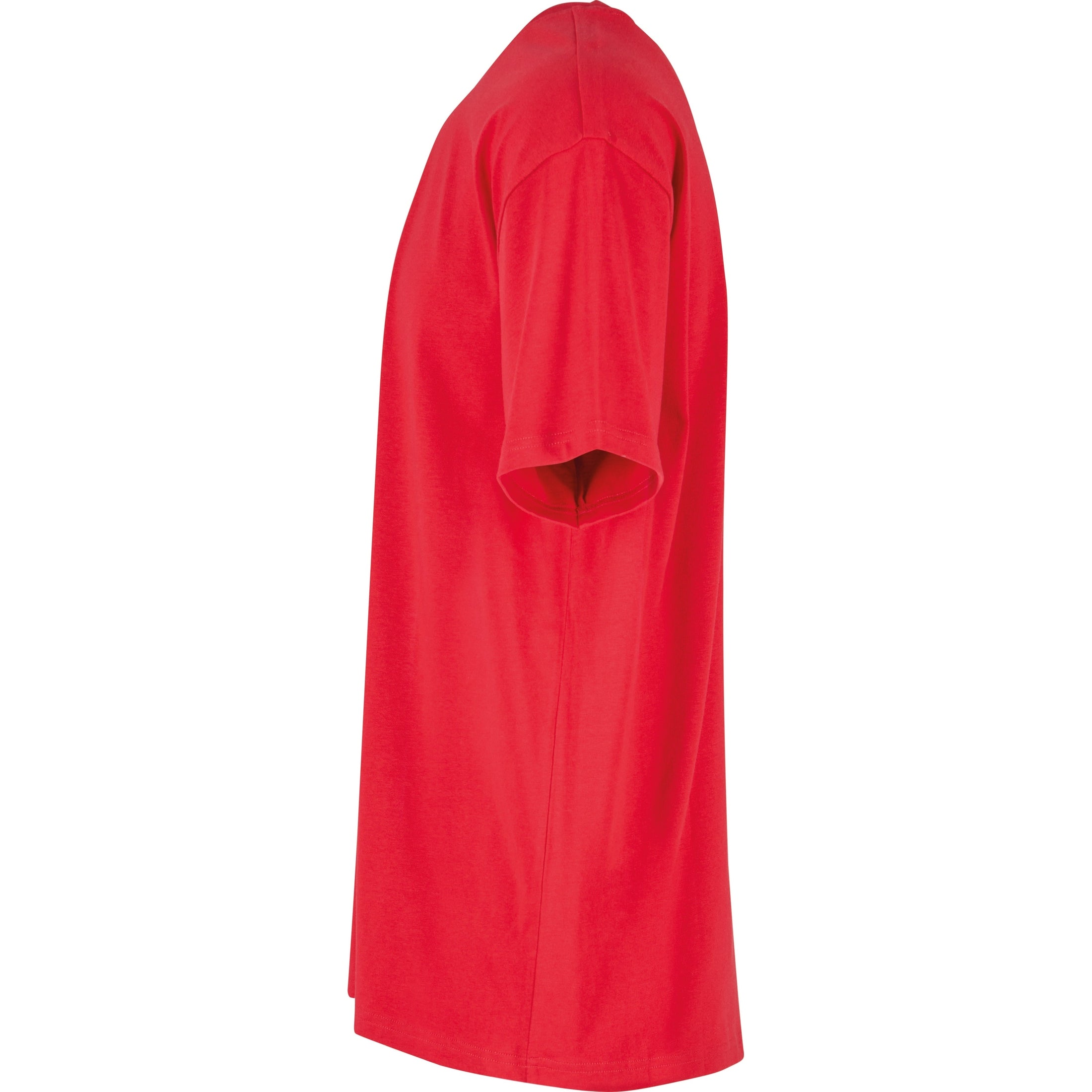 Build Your Brand Heavy Oversized Tee - City Red