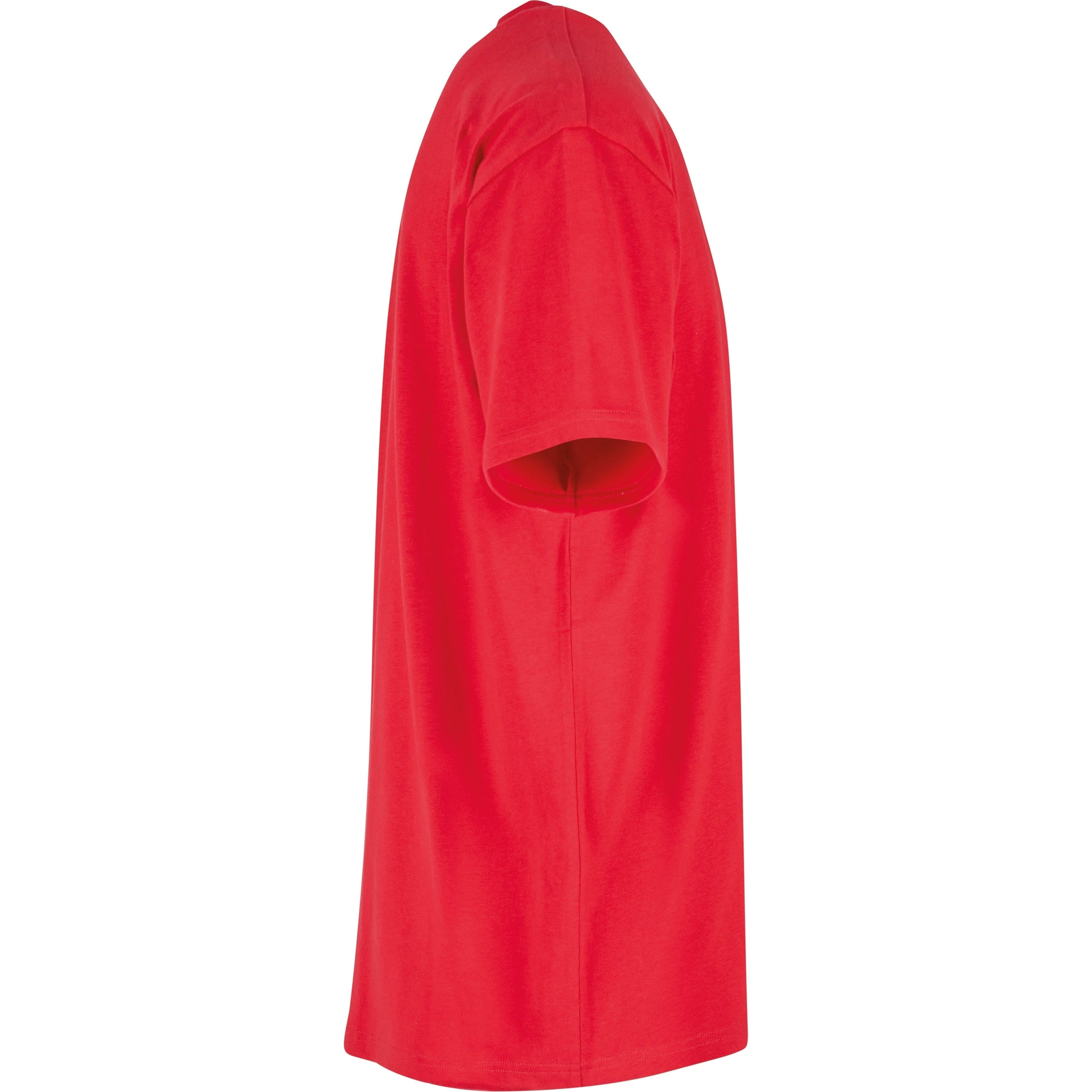 Build Your Brand Heavy Oversized Tee - City Red