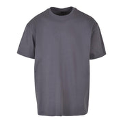 Build Your Brand Heavy Oversized Tee - Dark Grey