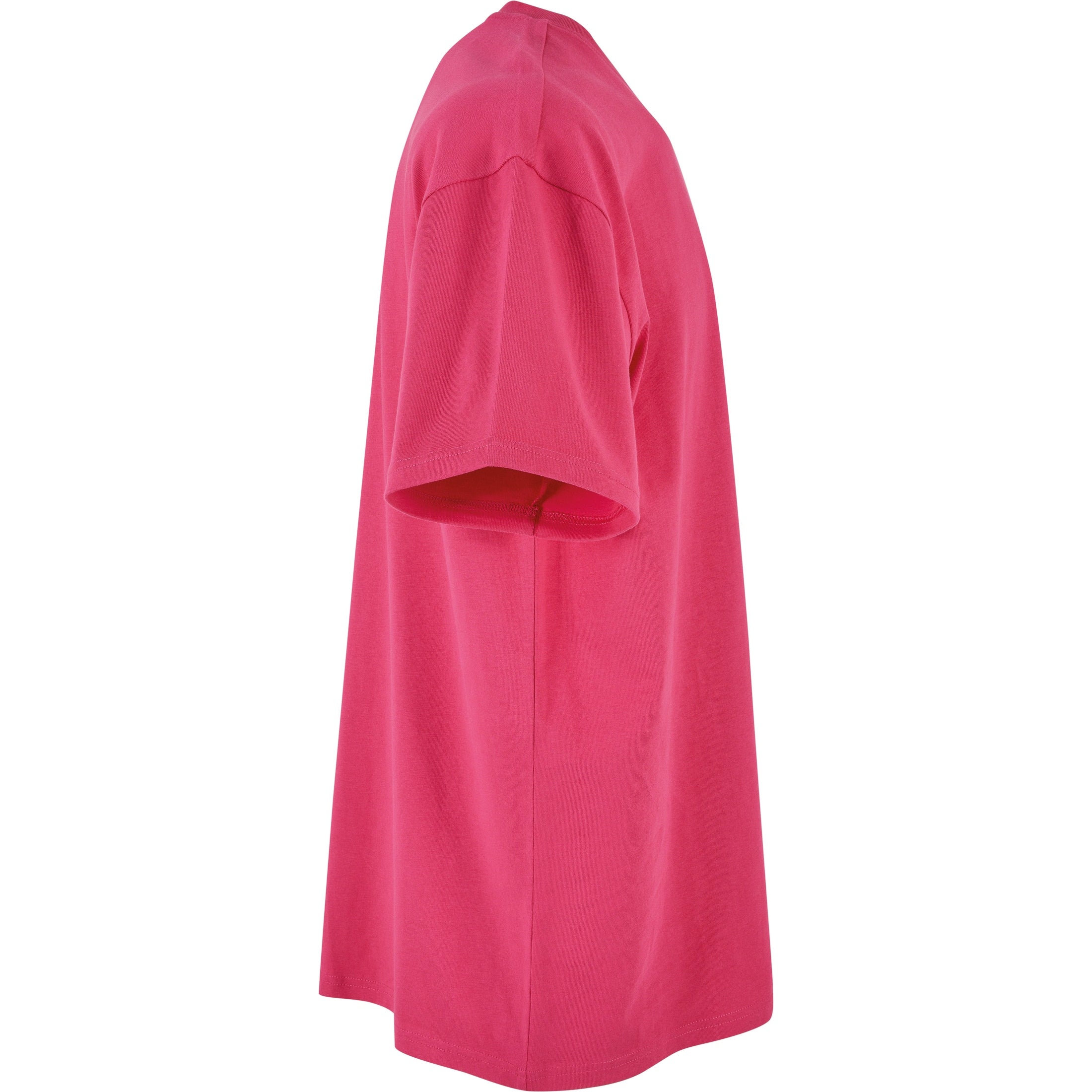 Build Your Brand Heavy Oversized Tee - Hibiskus Pink