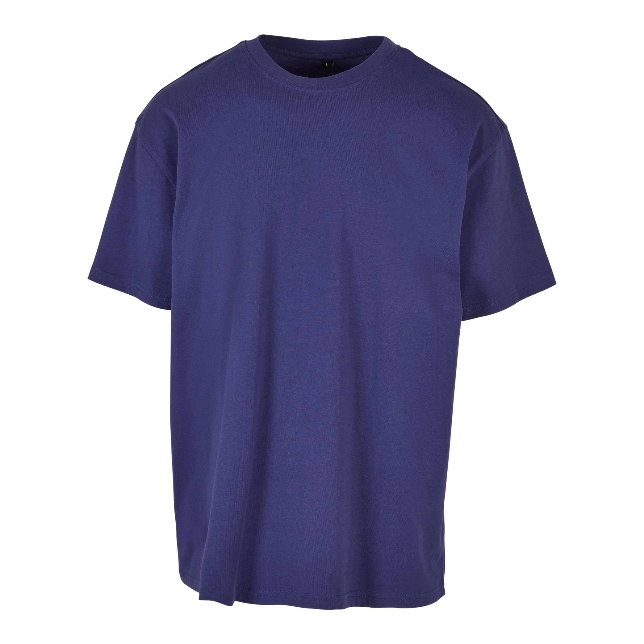 Build Your Brand Heavy Oversized Tee - Light Navy