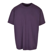 Build Your Brand Heavy Oversized Tee - Purple Night