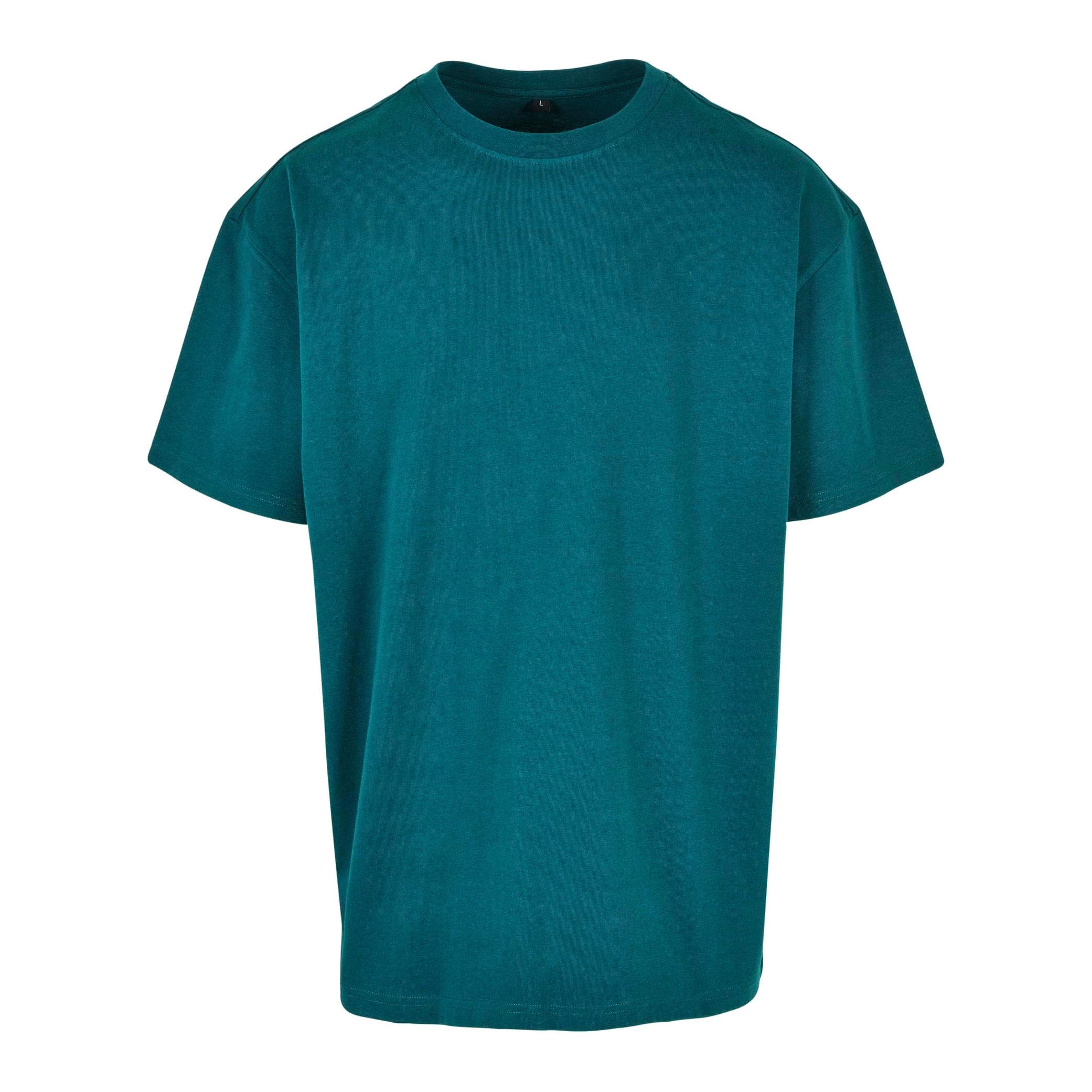 Build Your Brand Heavy Oversized Tee - Retro Green