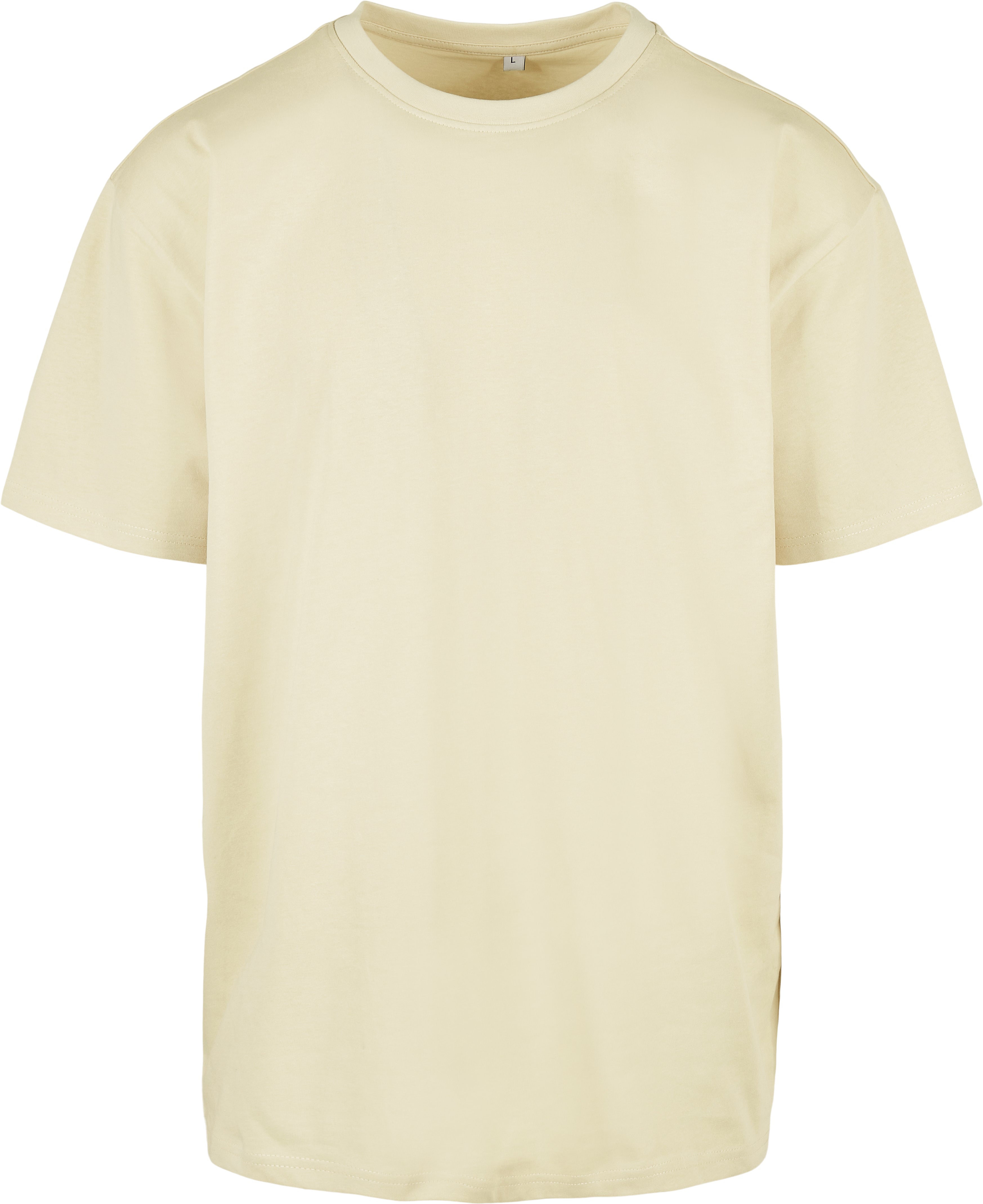 Build Your Brand Heavy Oversized Tee - Soft Yellow