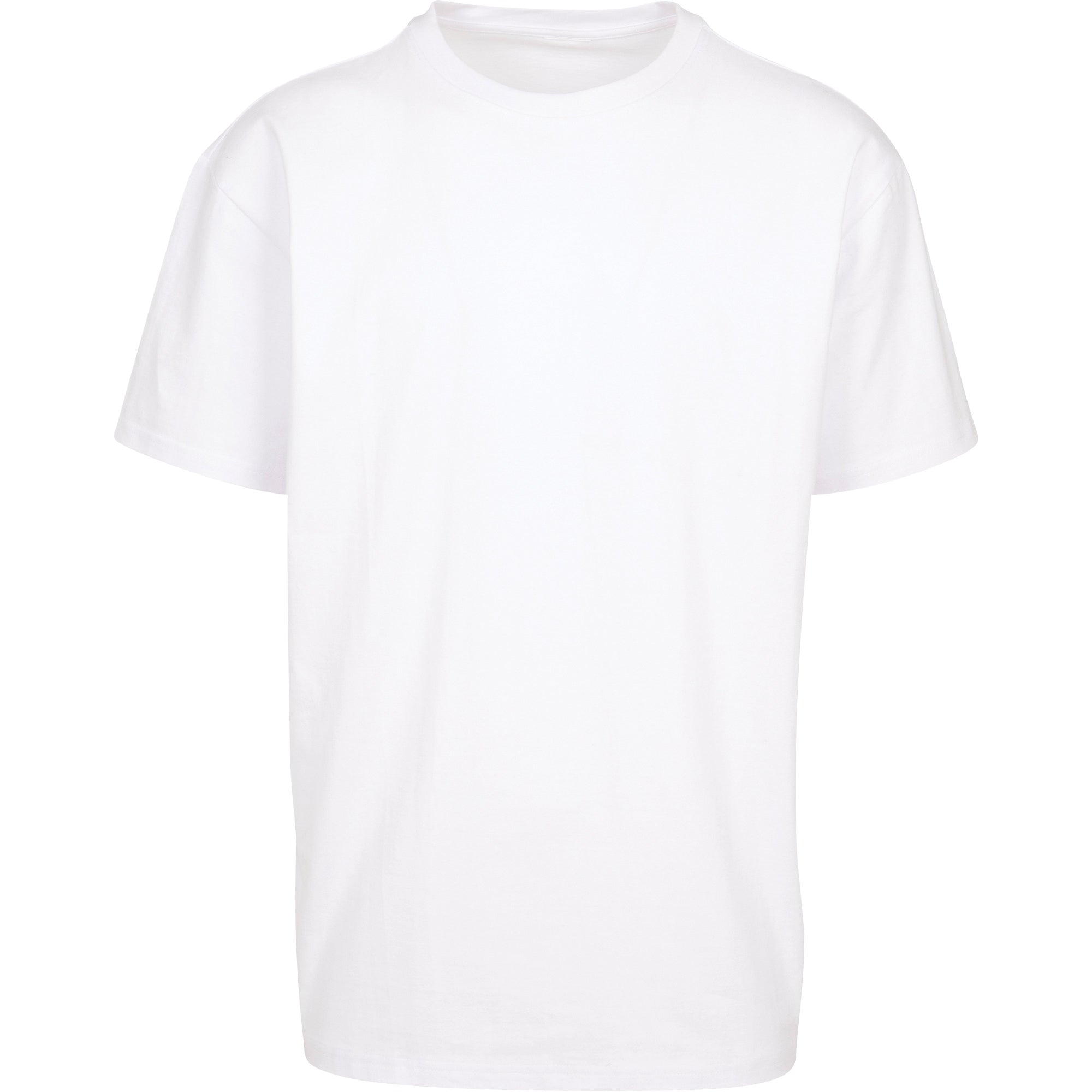 Build Your Brand Heavy Oversized Tee - White