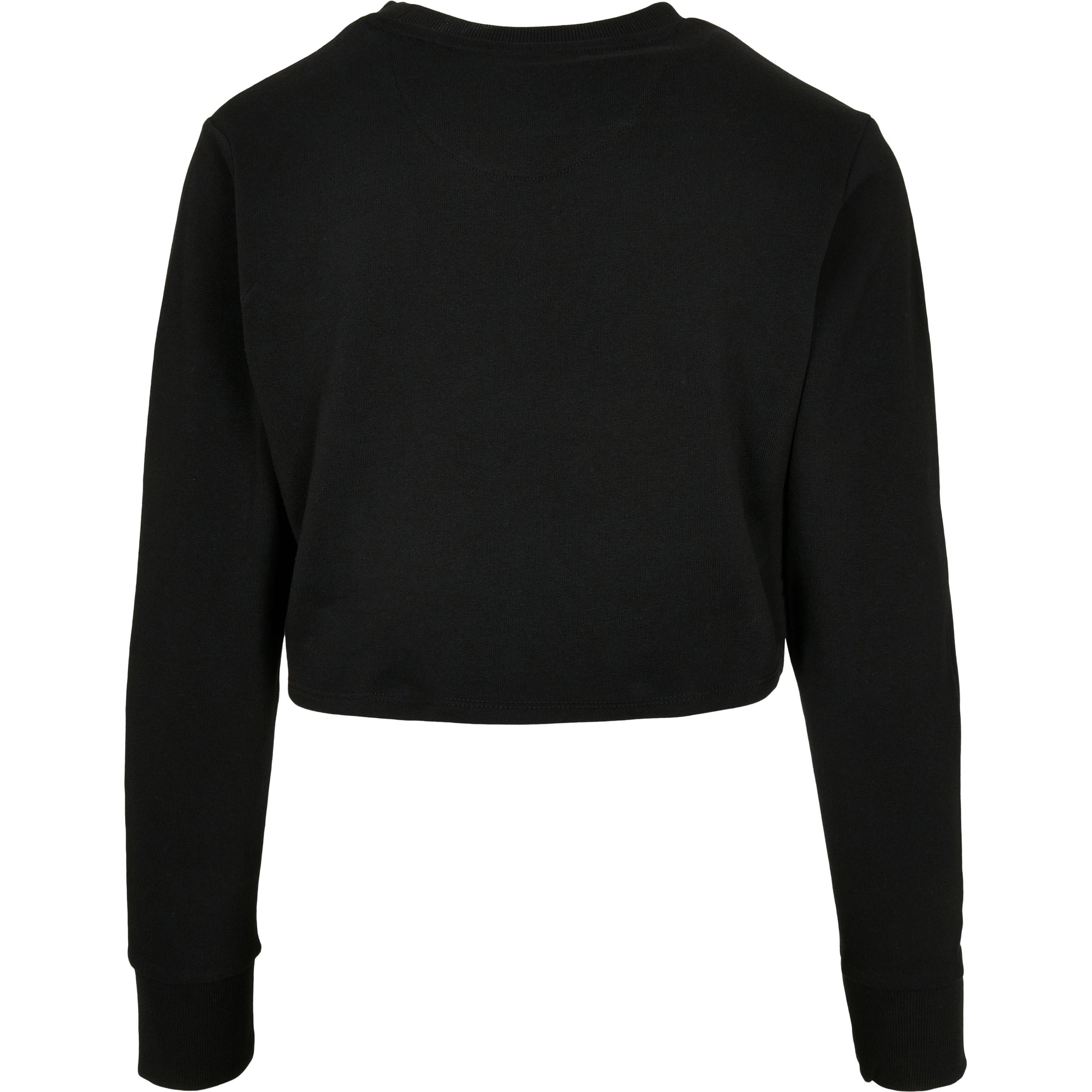 Build Your Brand Women's Terry Cropped Crew
