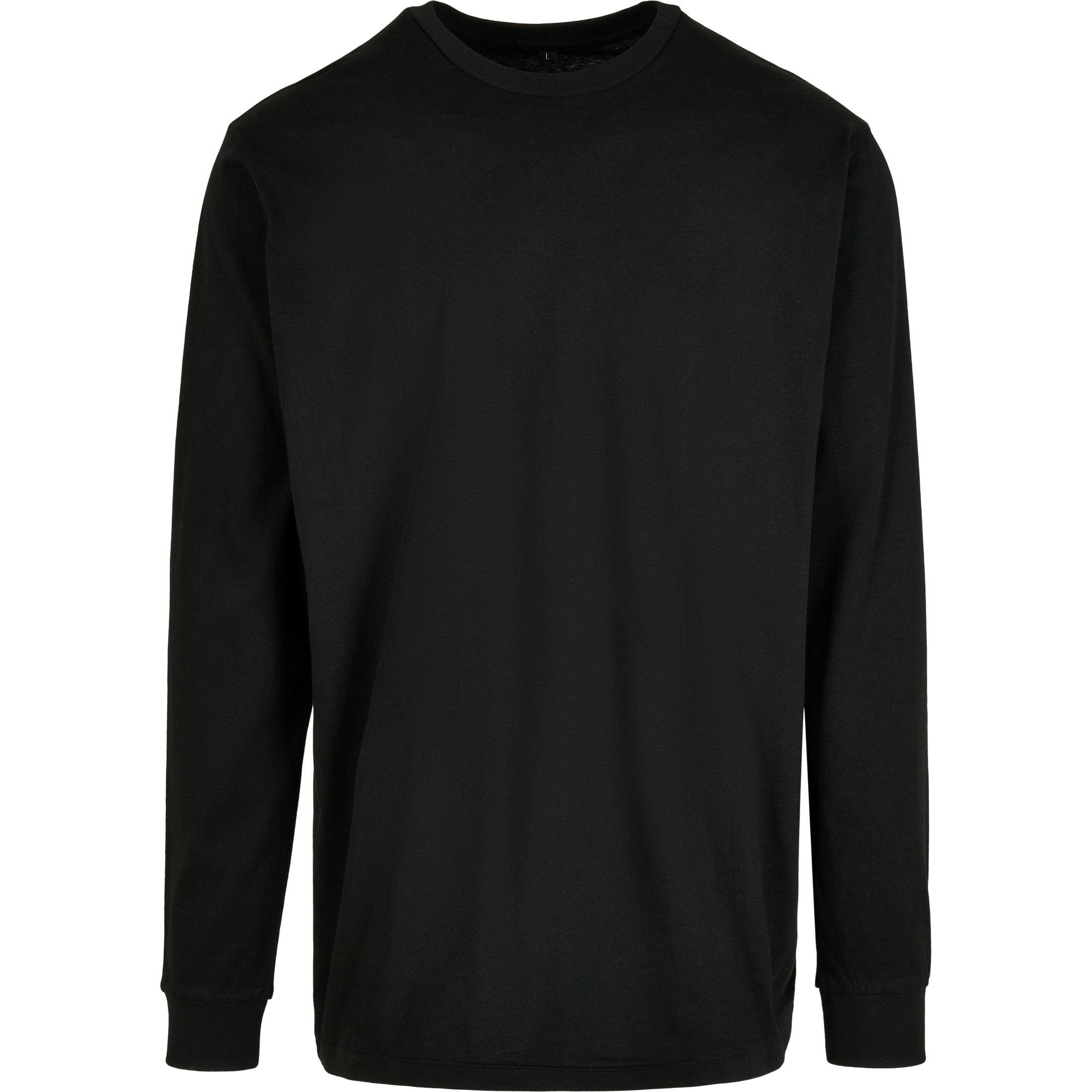 Build Your Brand Organic Long Sleeve With Cuff Rib