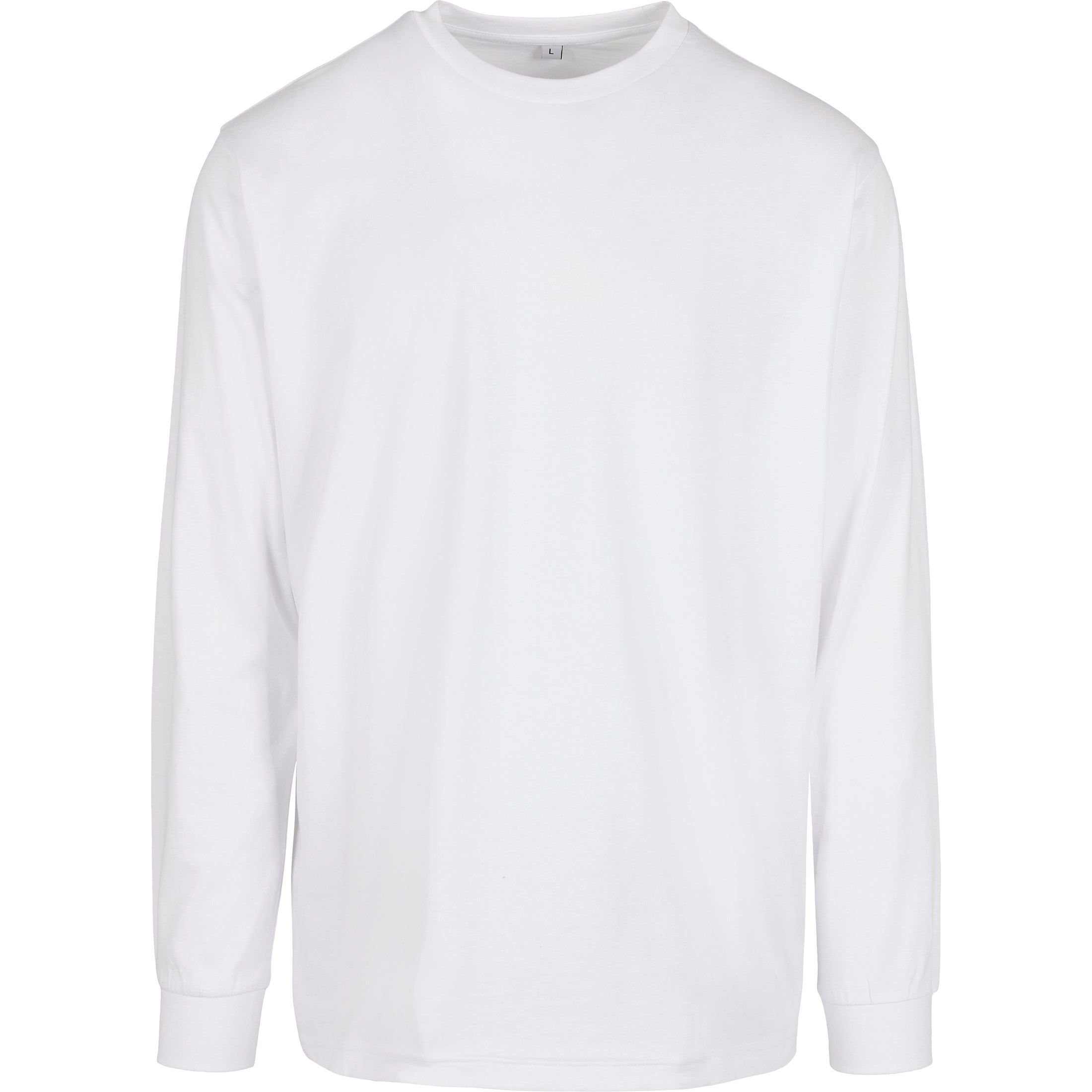 Build Your Brand Organic Long Sleeve With Cuff Rib