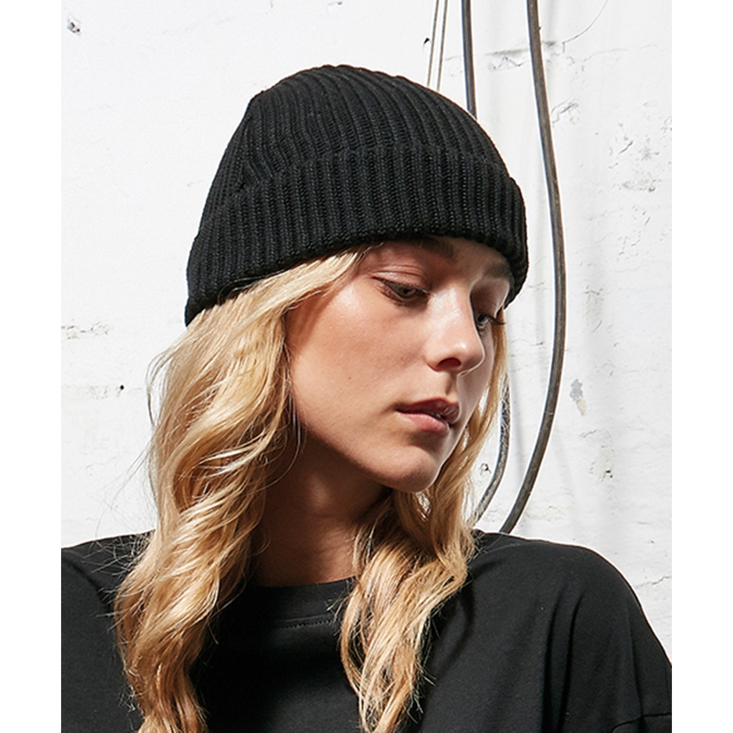 Build Your Brand Recycled Yarn Fisherman Beanie