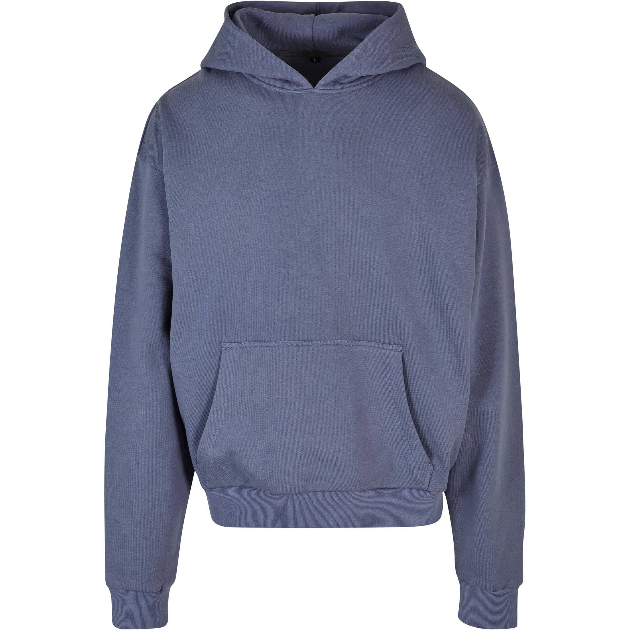 Build Your Brand Ultra Heavy Hoodie - Vintage Blue