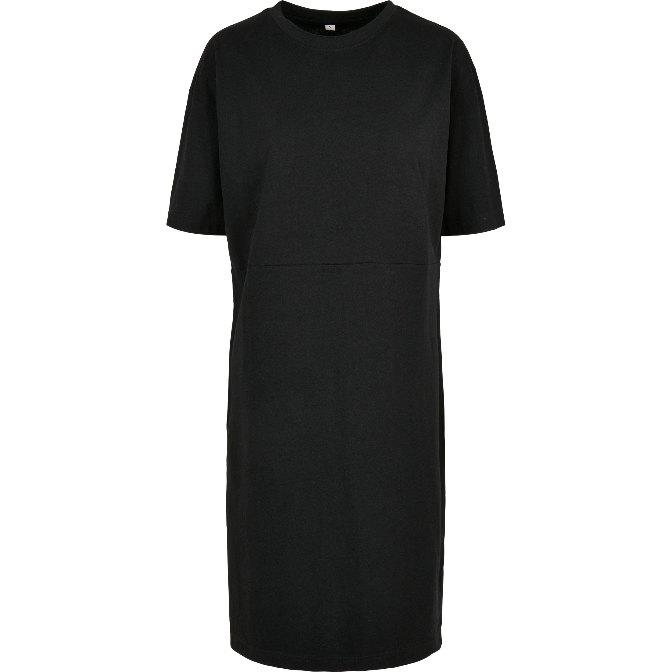 Build Your Brand Women's Organic Oversizes Slit Tee Dress