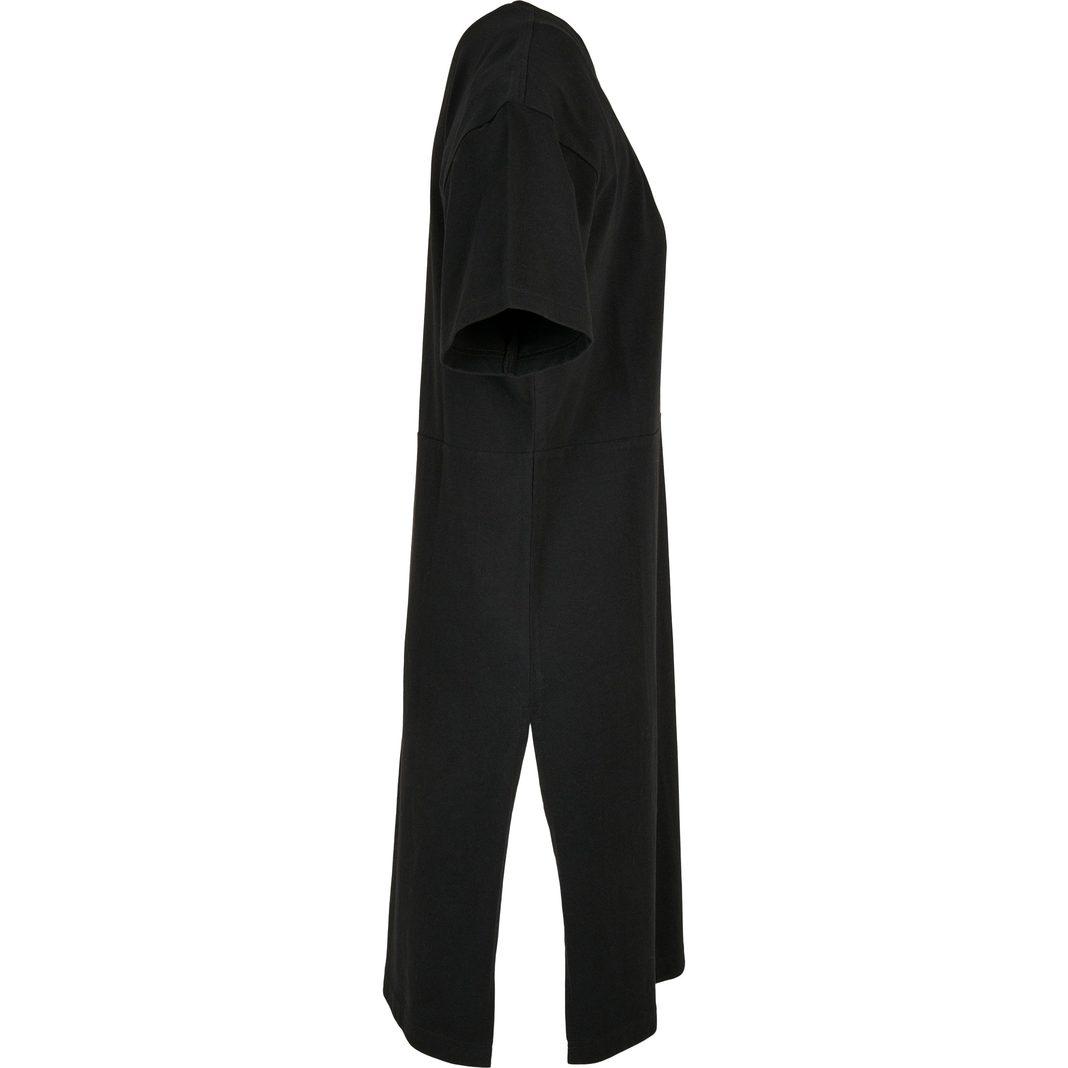 Build Your Brand Women's Organic Oversizes Slit Tee Dress