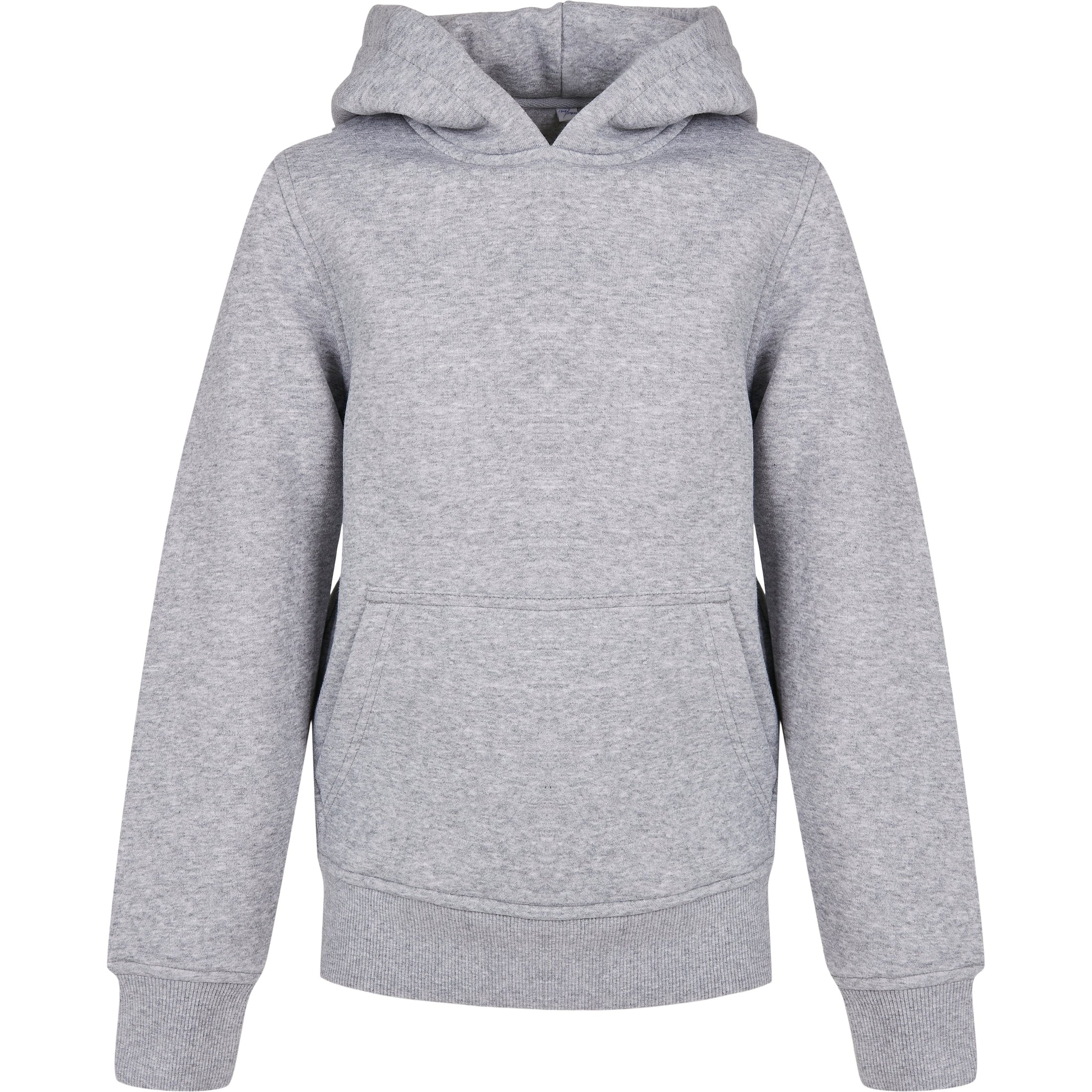 Build Your Brand Organic Kids Basic Hoodie