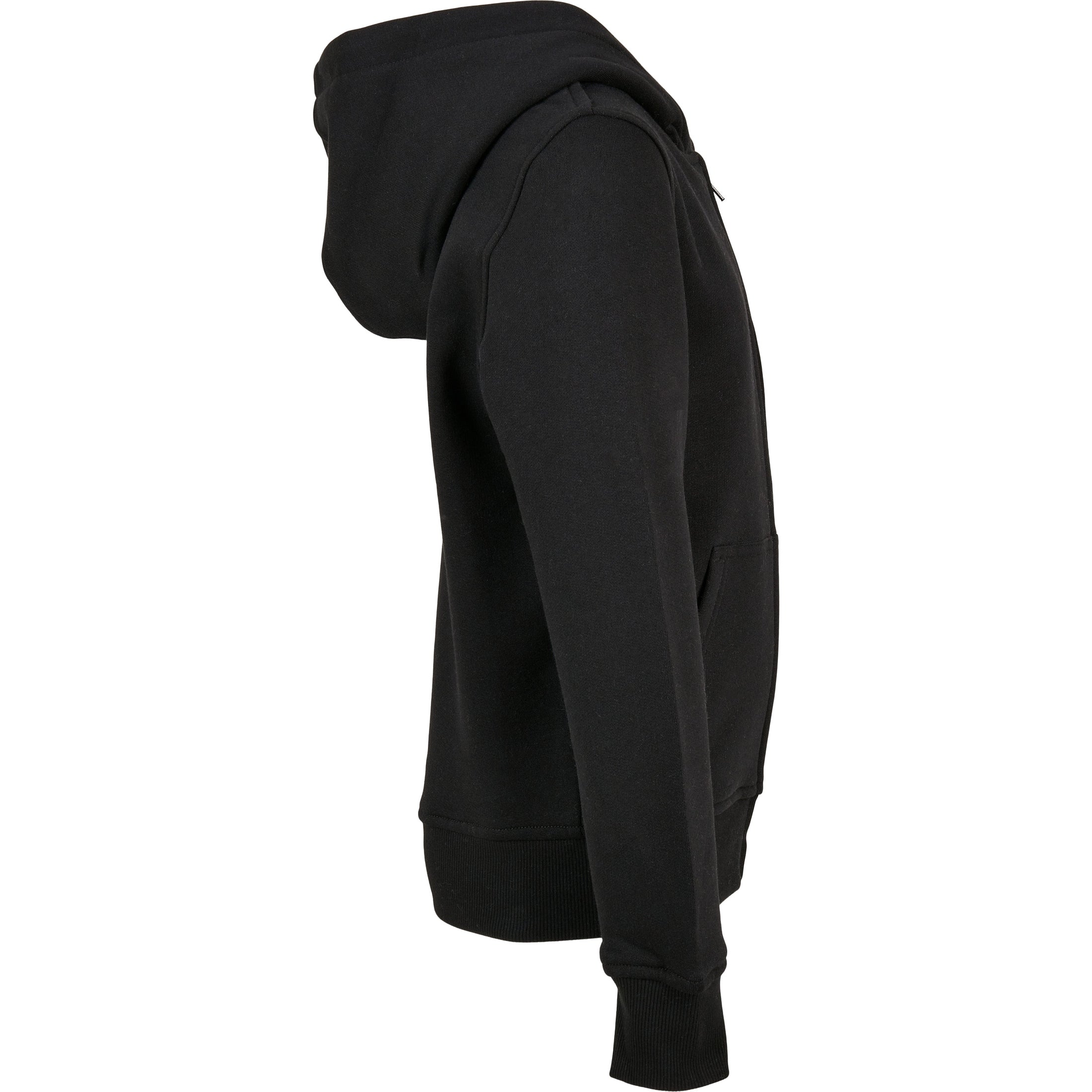 Build Your Brand Organic Kids Basic Zip Hoodie