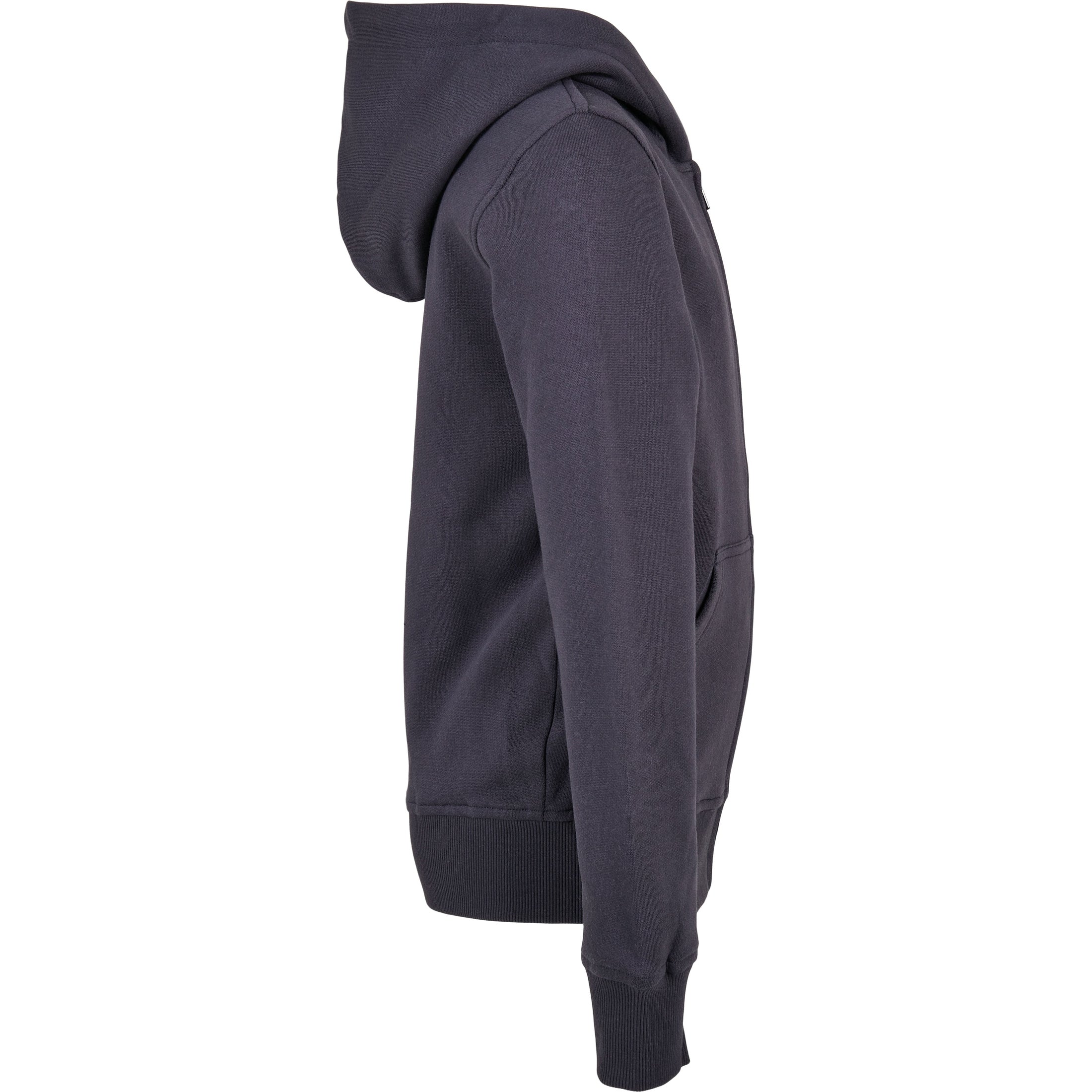 Build Your Brand Organic Kids Basic Zip Hoodie