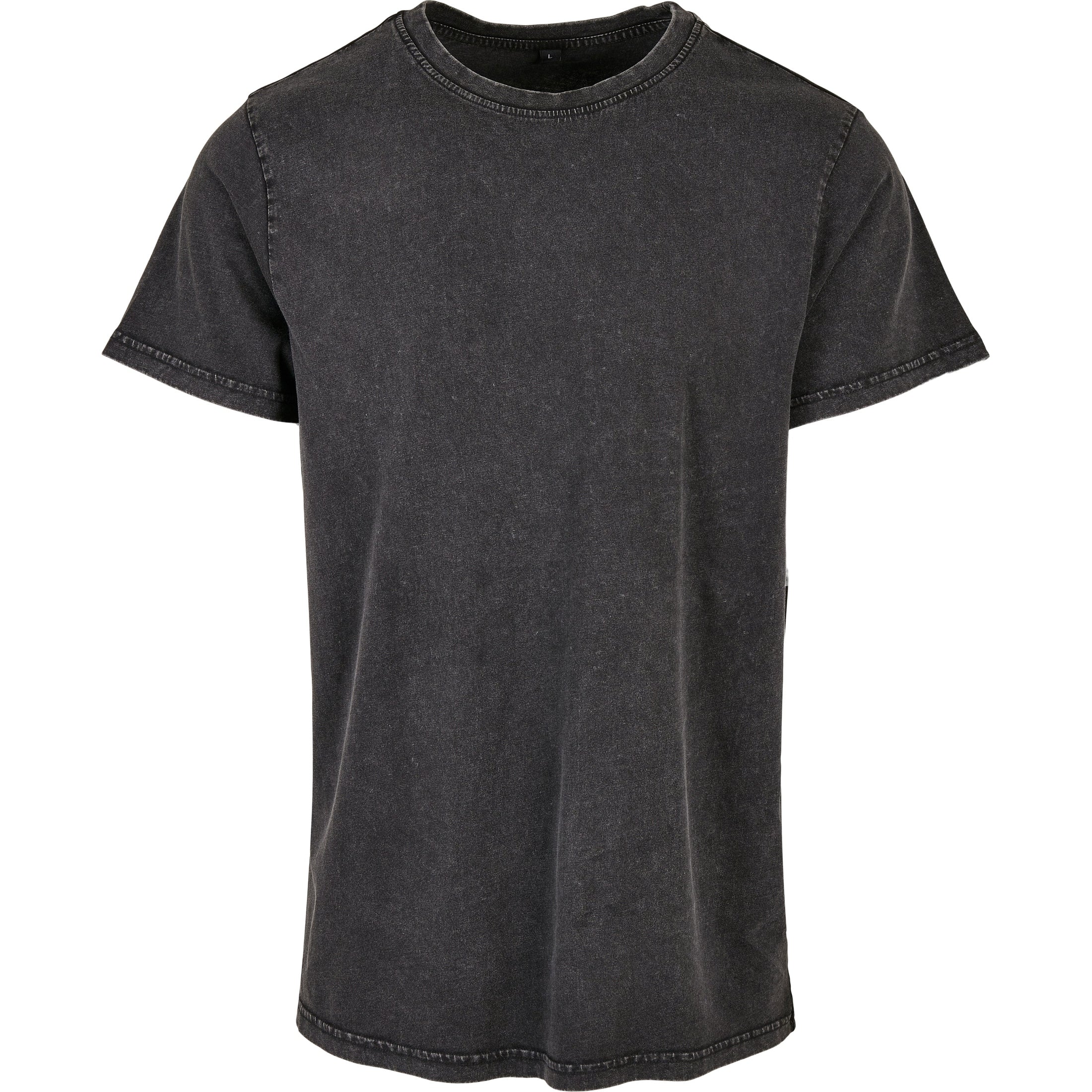 Build Your Brand Acid Washed Round Neck Tee
