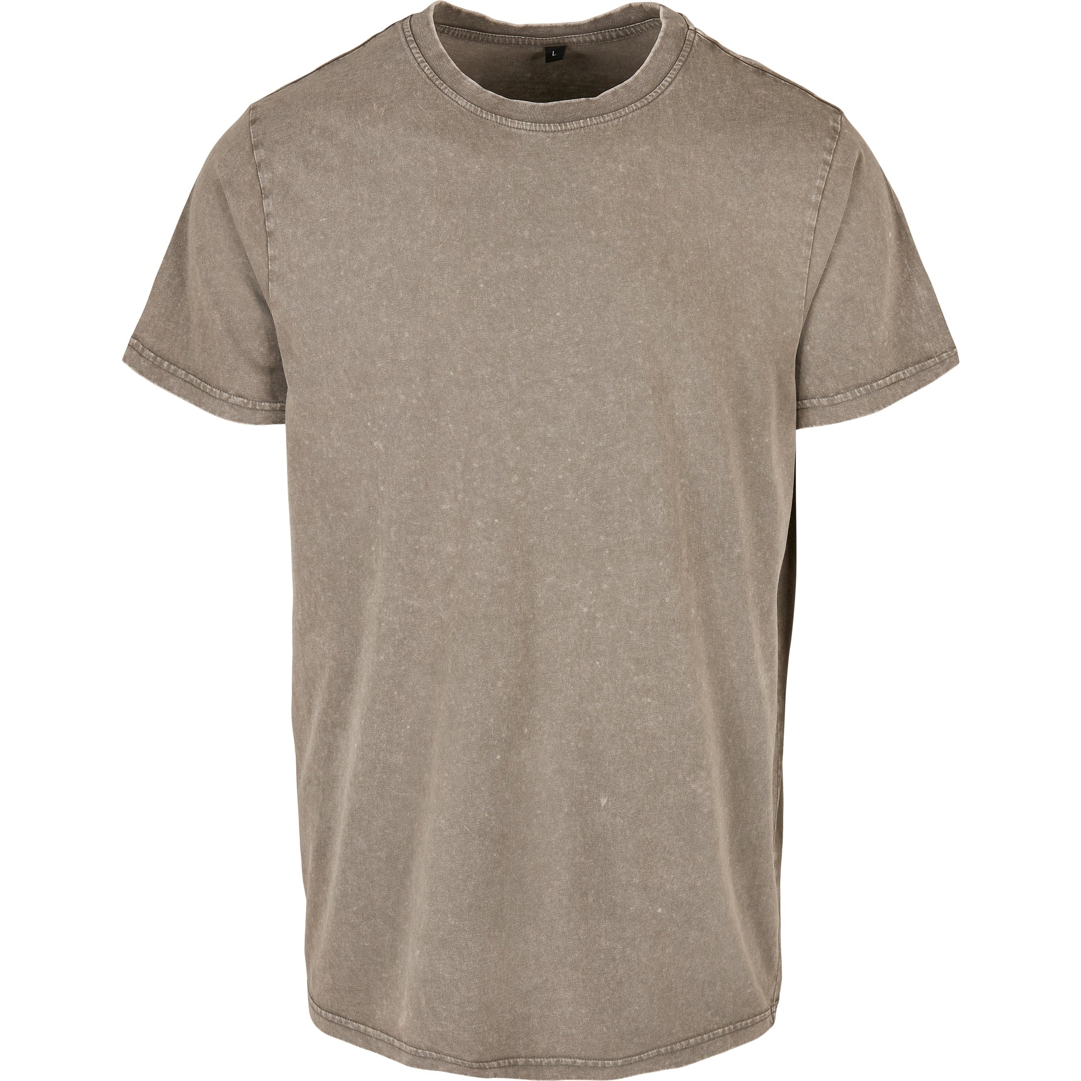 Build Your Brand Acid Washed Round Neck Tee