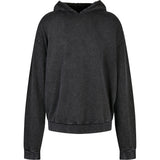Build Your Brand Acid Washed Oversize Hoodie