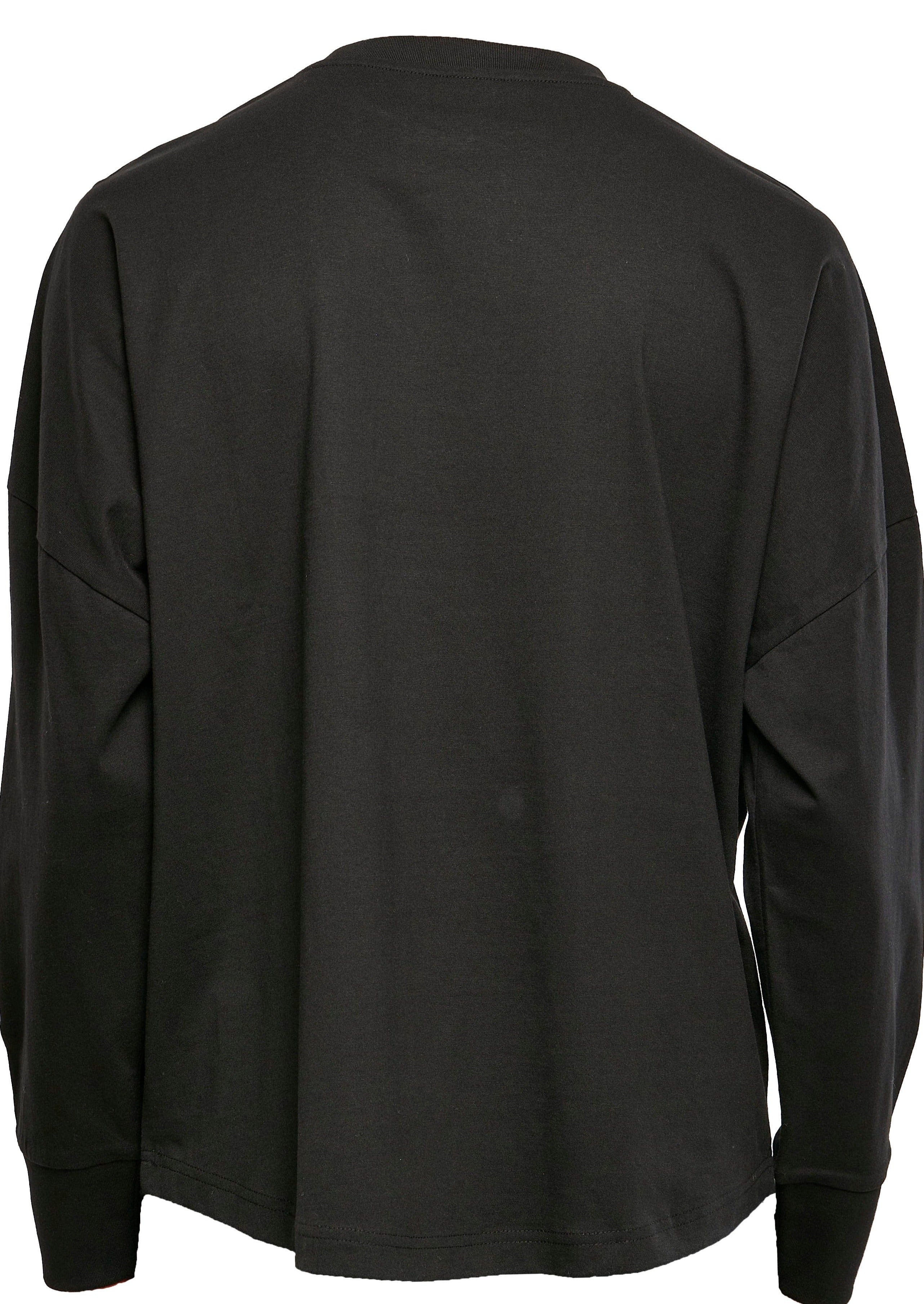 Build Your Brand Oversize Cut On Sleeve Long Sleeve