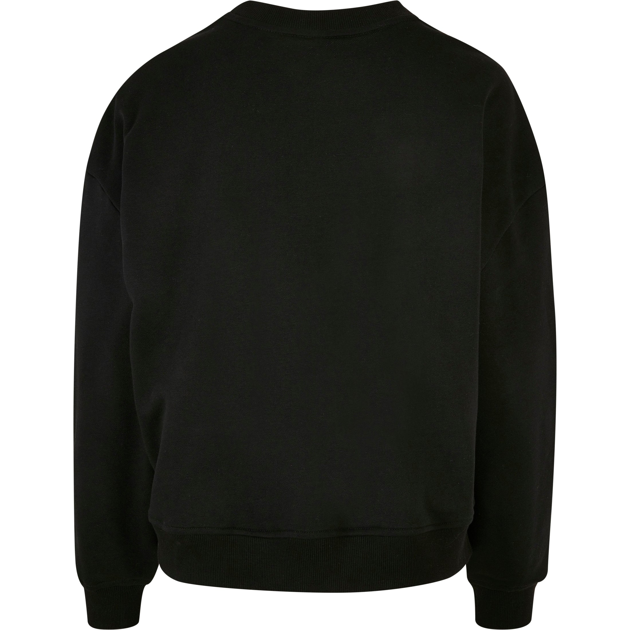 Build Your Brand Women's Oversized Crew Neck Sweatshirt