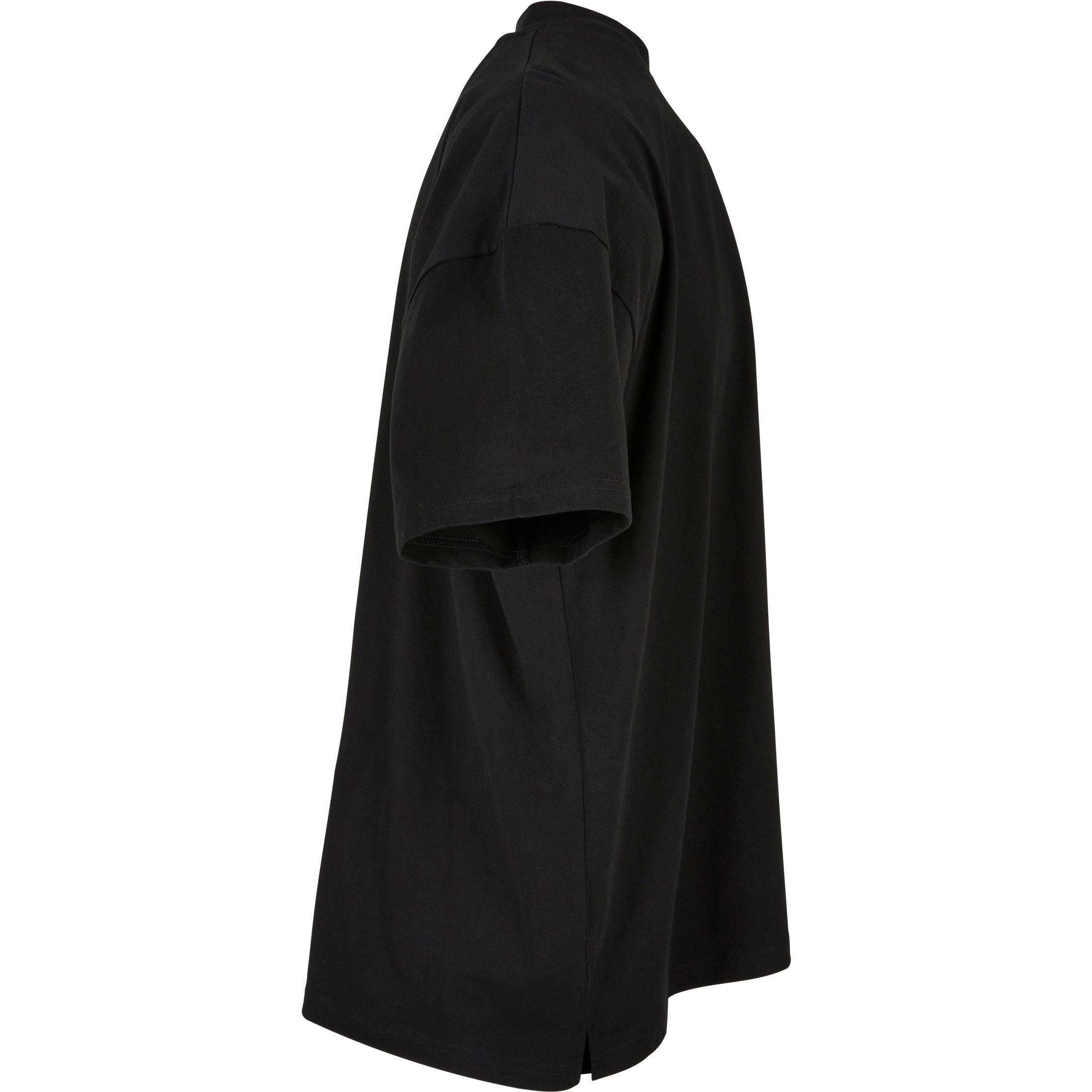 Build Your Brand Oversized Mock Neck Tee