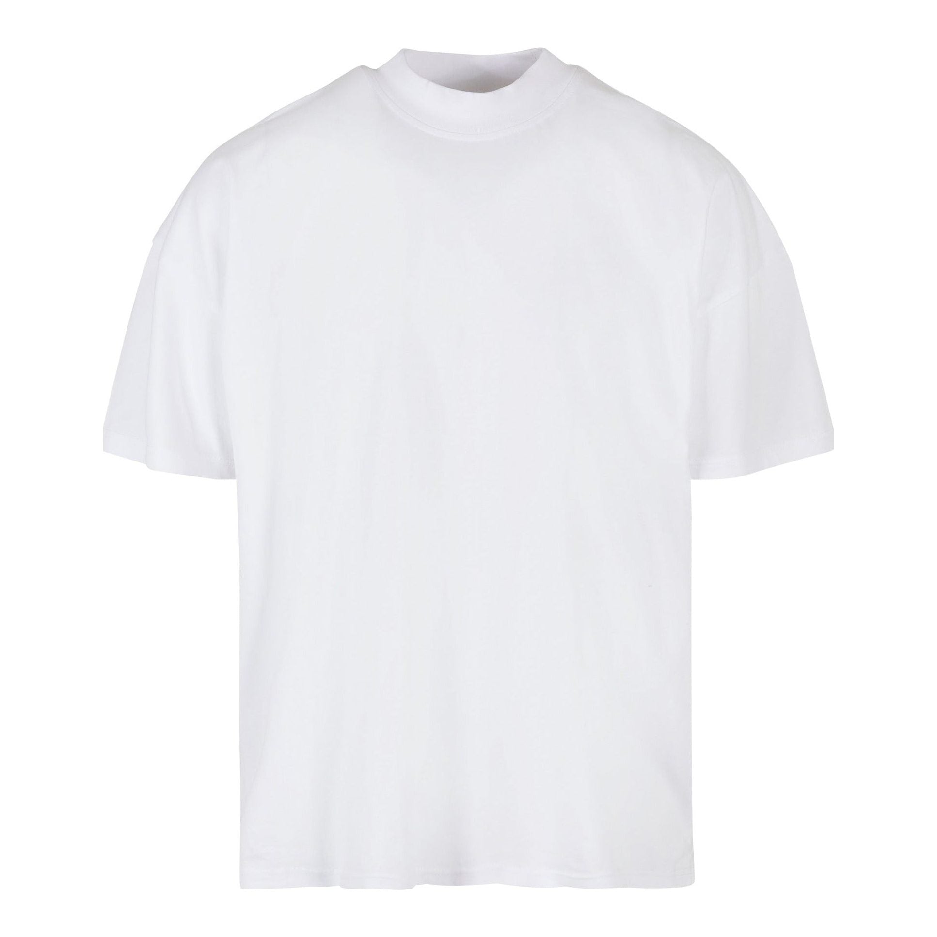 Build Your Brand Oversized Mock Neck Tee