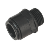 Sealey Straight Adaptor 15mm 1/2"BSP Pack of 2 (John Guest Speedfit® - PM011514E)