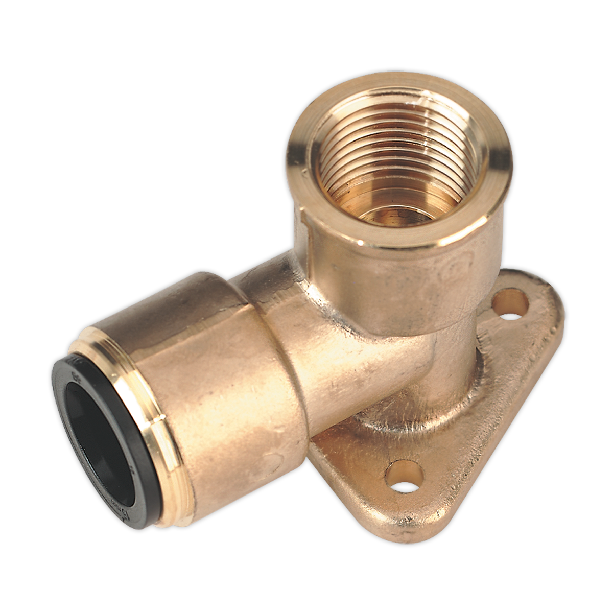 Sealey Wingback Elbow 22mm x 3/4"BSP Brass (John Guest Speedfit® - PM22WB)