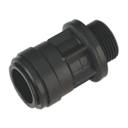 Sealey Straight Adaptor 22mm 3/4"BSP Pack of 2 (John Guest Speedfit® - PM012216E)