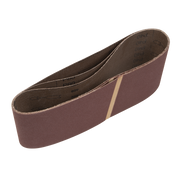 Sealey Sanding Belt 100 x 610mm - Assorted Pack of 3