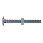 Sealey Coach Bolt & Nut DIN 603 - M8 x 75mm Zinc Pack of 50