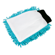Sealey Shaggy Microfibre Mitt 2-in-1