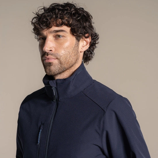 Craghoppers Expert Men's Expert Kiwi 3-Layer Softshell Waterproof Jacket with Warm Microfleece Lining