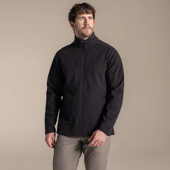 Craghoppers Expert Men's Expert Kiwi 3-Layer Softshell Waterproof Jacket with Warm Microfleece Lining