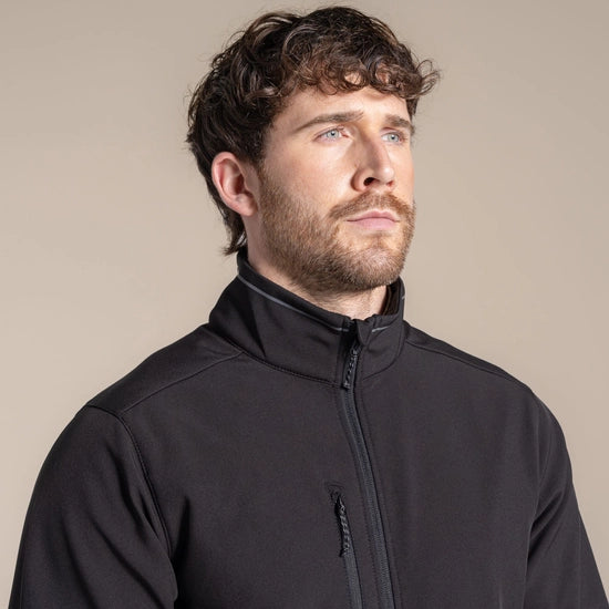 Craghoppers Expert Men's Expert Kiwi 3-Layer Softshell Waterproof Jacket with Warm Microfleece Lining