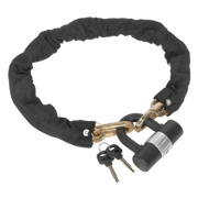 Sealey Motorcycle Chain & Disc Lock 12 x 12 x 900mm