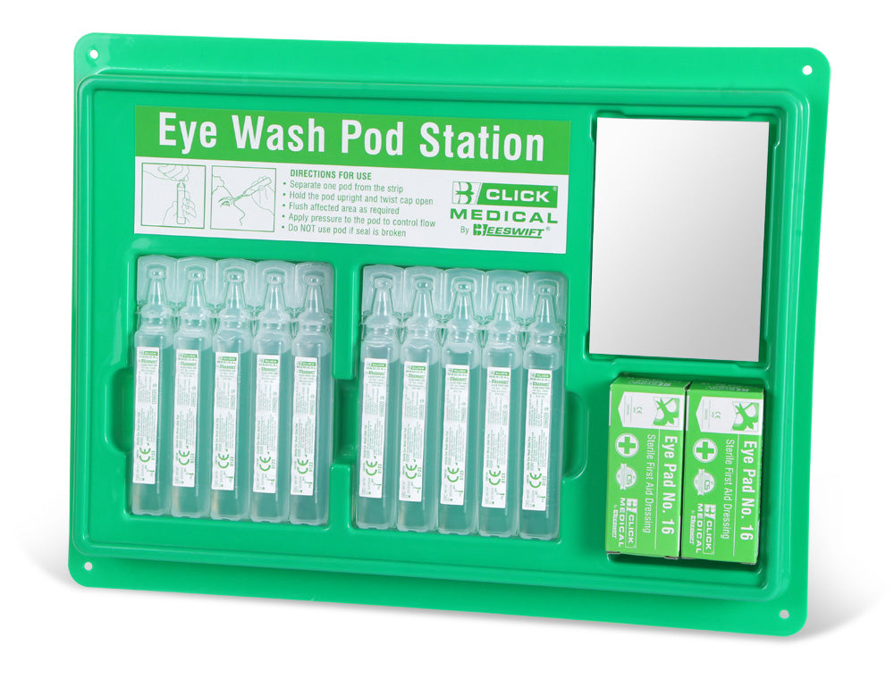 Beeswift Click Medical Eyewash Pod Station