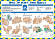 Beeswift Click Medical Wash Your Hands Poster A629