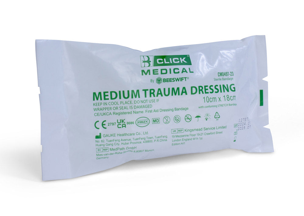 Beeswift Click Medical Trauma Dressing 10 X 18