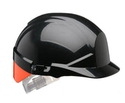 Beeswift Reflex Slip Ratchet Helmet C/W Orange Flash